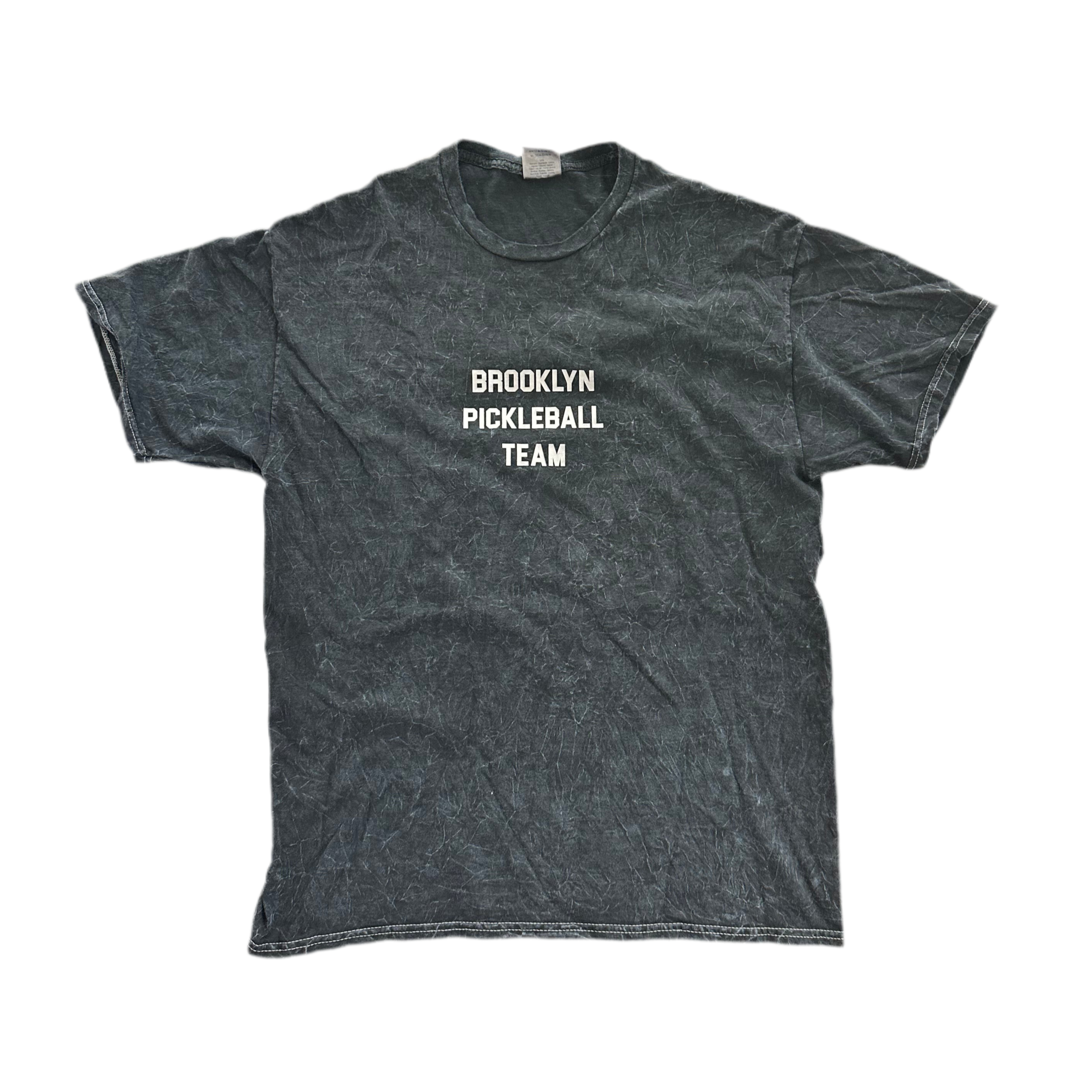 Brooklyn Pickleball Team Mineral Wash Wordmark Tee