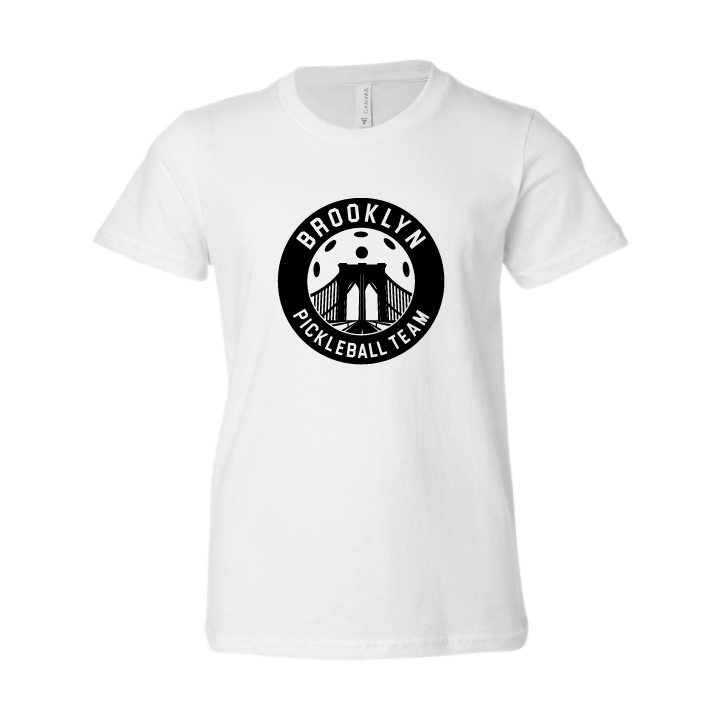 Brooklyn Pickleball Team Youth Classic Center Logo Tee
