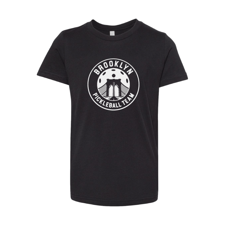 Brooklyn Pickleball Team Youth Classic Center Logo Tee