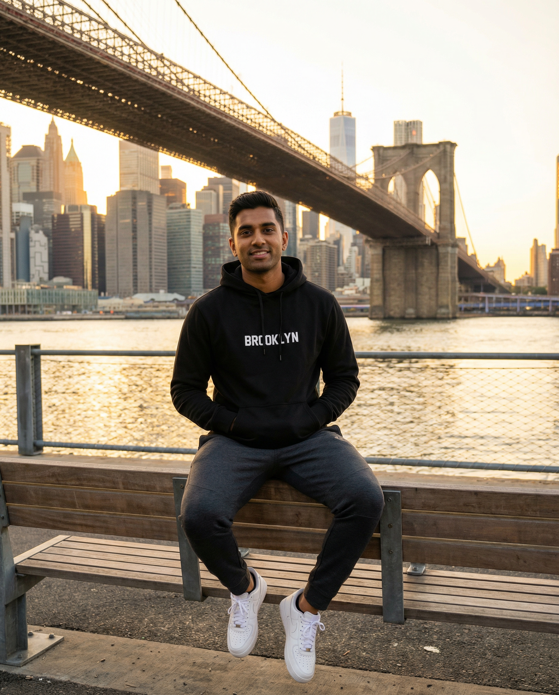 Brooklyn Pickleball Team Brooklyn Back Logo Hoodie