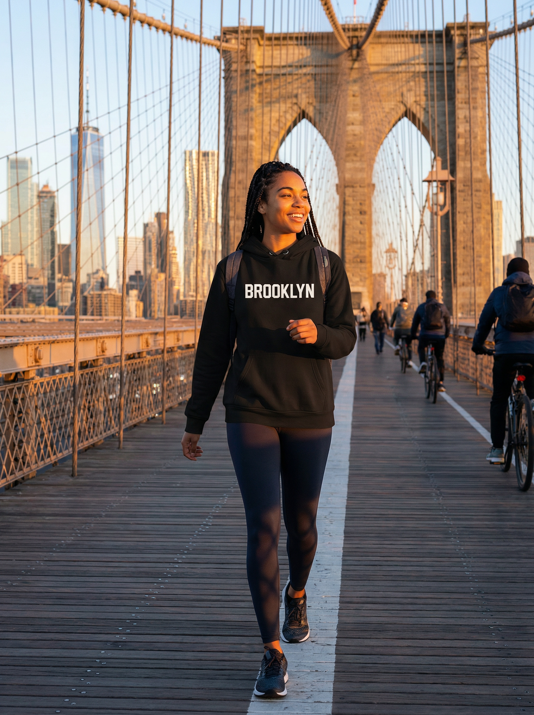 Brooklyn Pickleball Team Brooklyn Back Logo Hoodie