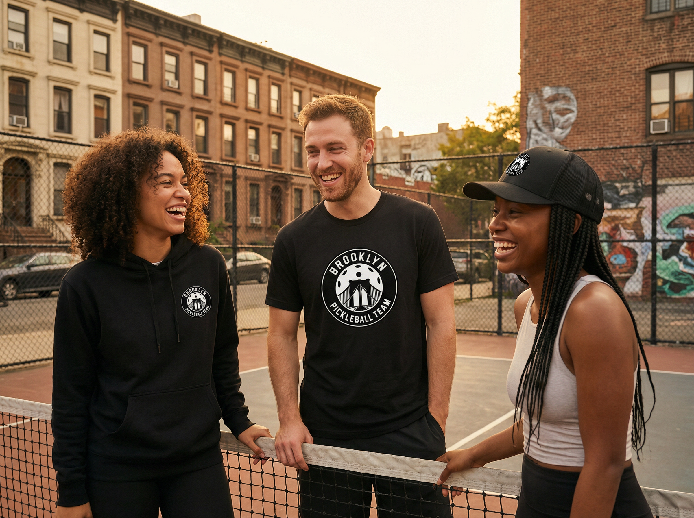 Brooklyn Pickleball Team Classic Center Logo Tee