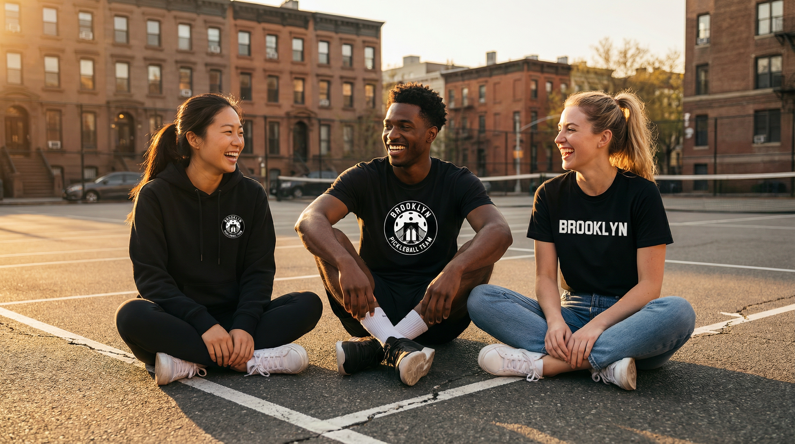 Brooklyn Pickleball Team Classic Center Logo Tee