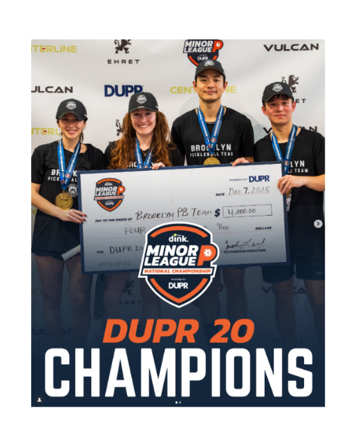 Brooklyn Pickleball Team Minor League Roster Membership