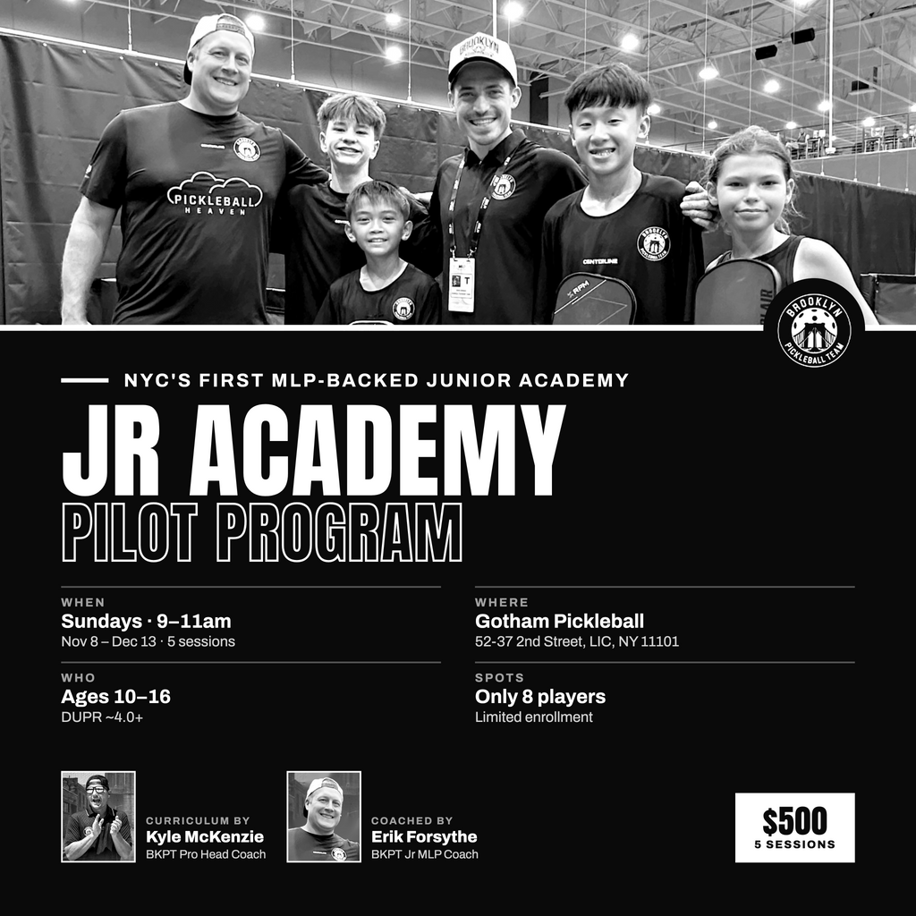 Brooklyn Pickleball Team Junior Academy Pilot Program