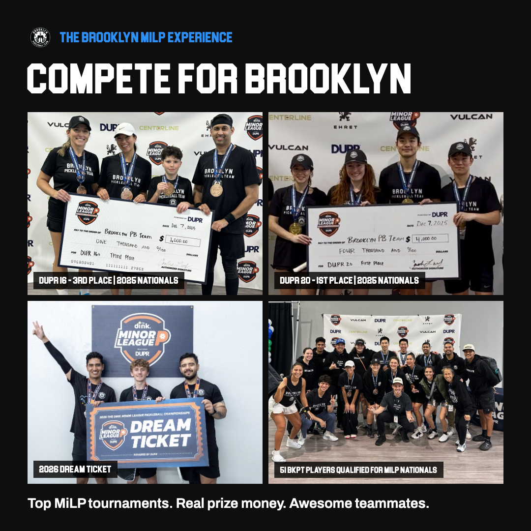 Brooklyn Pickleball Team Minor League Roster Membership